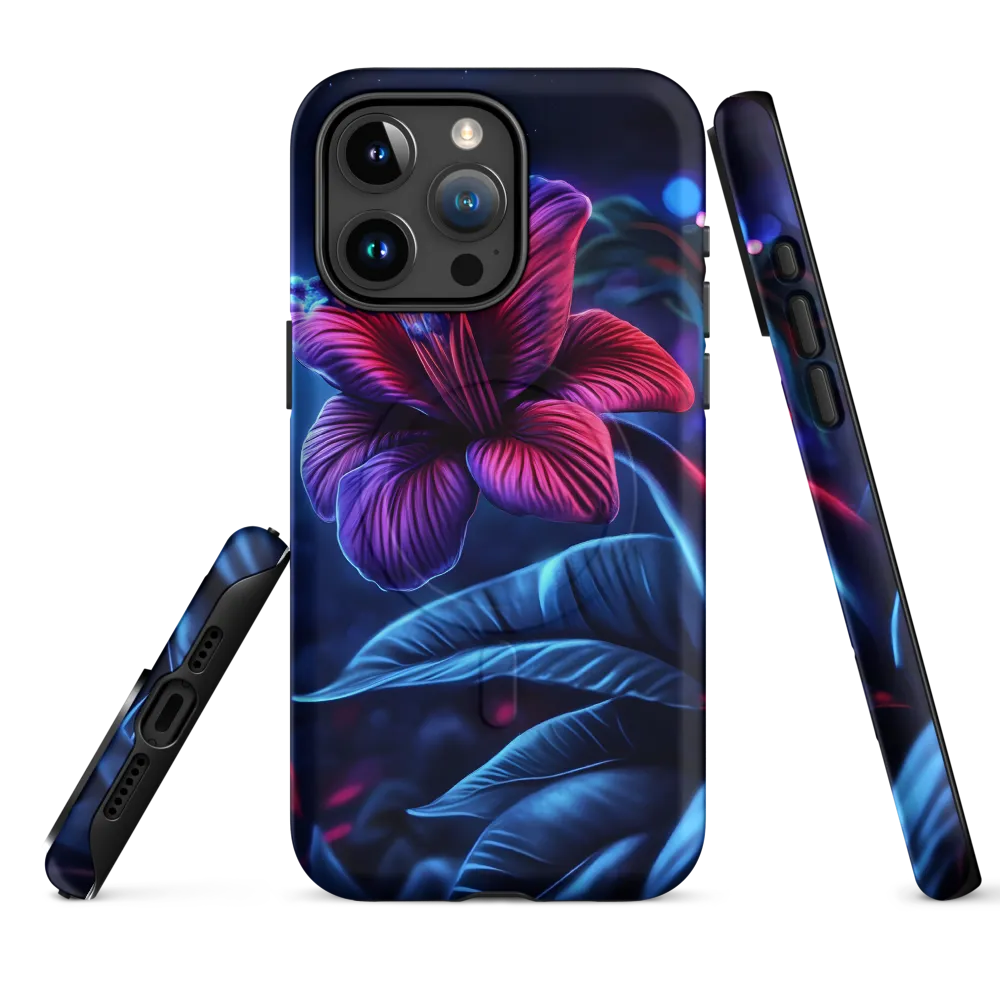 Illuminated Serenity: The Surreal Blossom