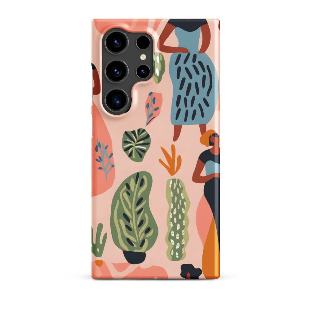 Harmony of Nature and Femininity | Phone Case |  S24 Ultra | Snap Case | Matte