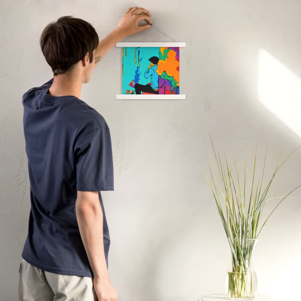 The Artist Within | Poster With White Wood Hanger | 10″×10″