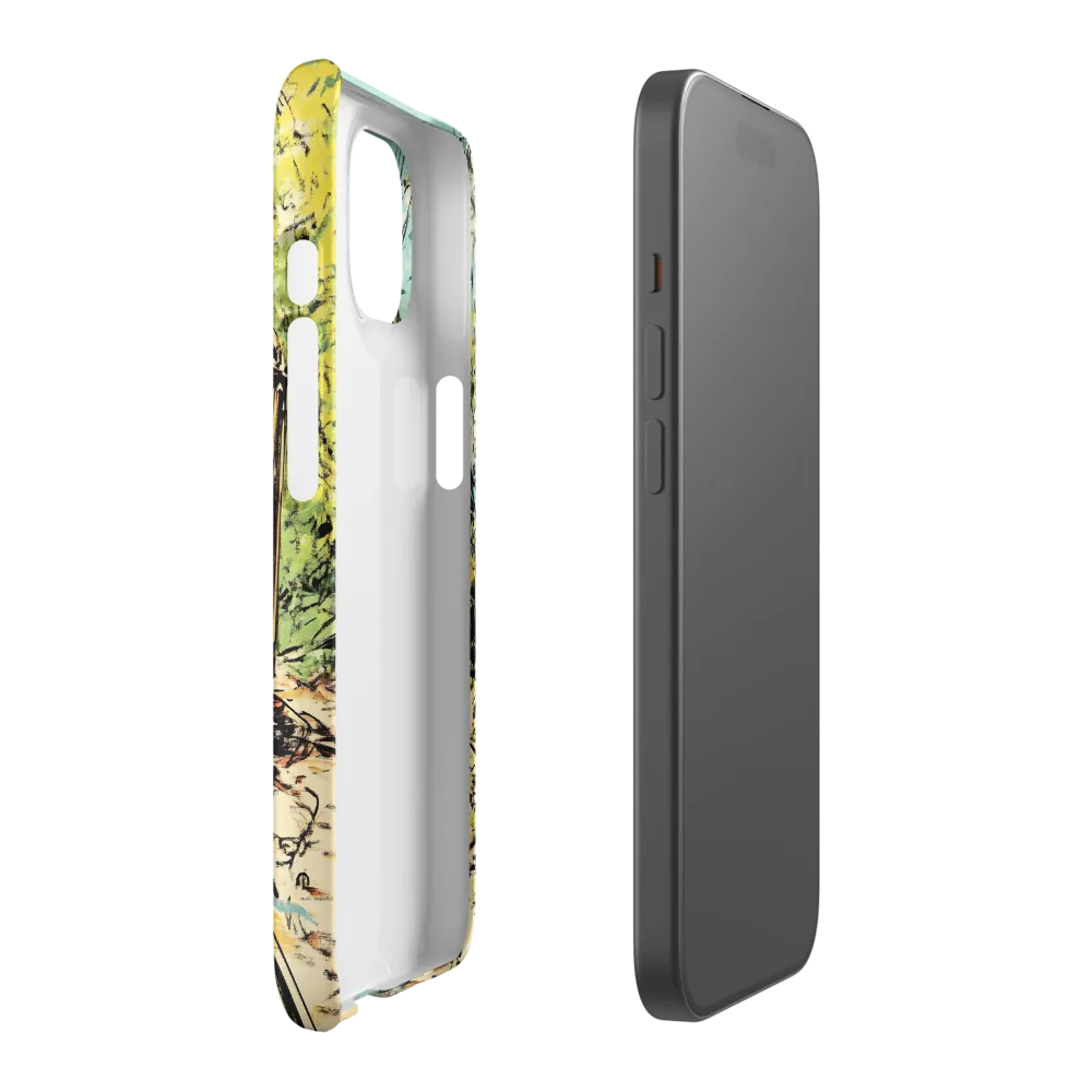 Echoes of Transit: A Train's Journey | Phone Case |  15 | Snap Case | Matte