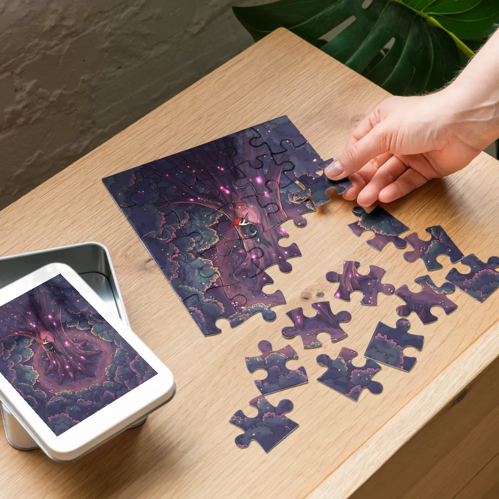 Heartwood Glow 
 Jigsaw Puzzle in Tin Box
