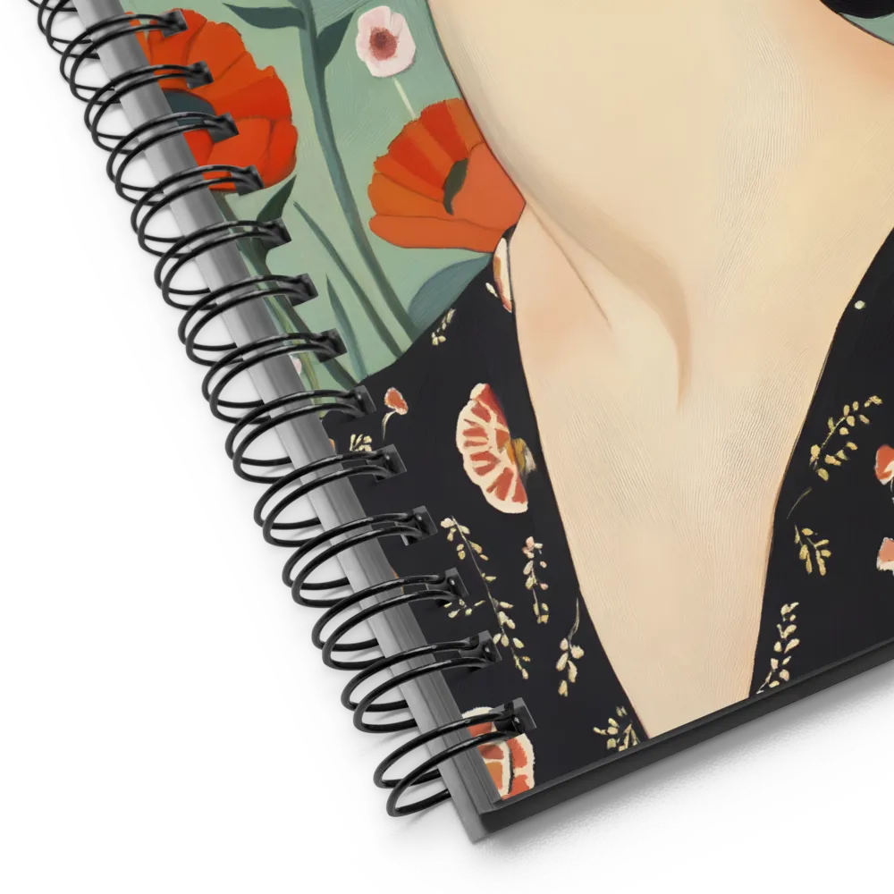 Elegance in Bloom | Spiral Notebook