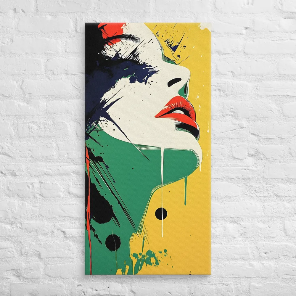 Bold Reflections: A Pop Art Portrait | Canvas | 20″×40″