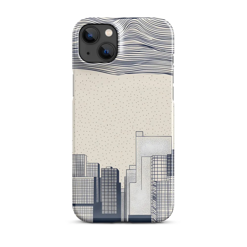 Urban Patterns: A Minimalist Skyline | Phone Case |  14 Plus | Snap Case | Glossy