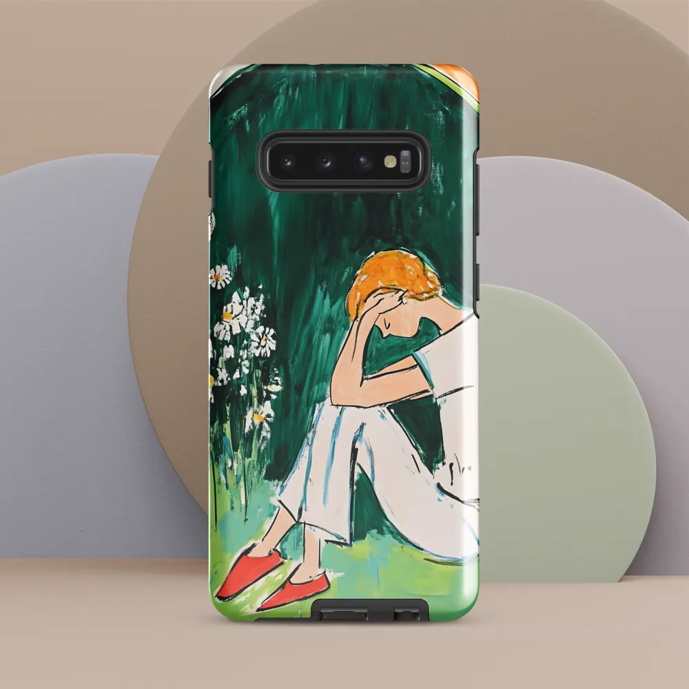 Silent Sorrow | Phone Case |  S10 Plus | Tough Case | Glossy