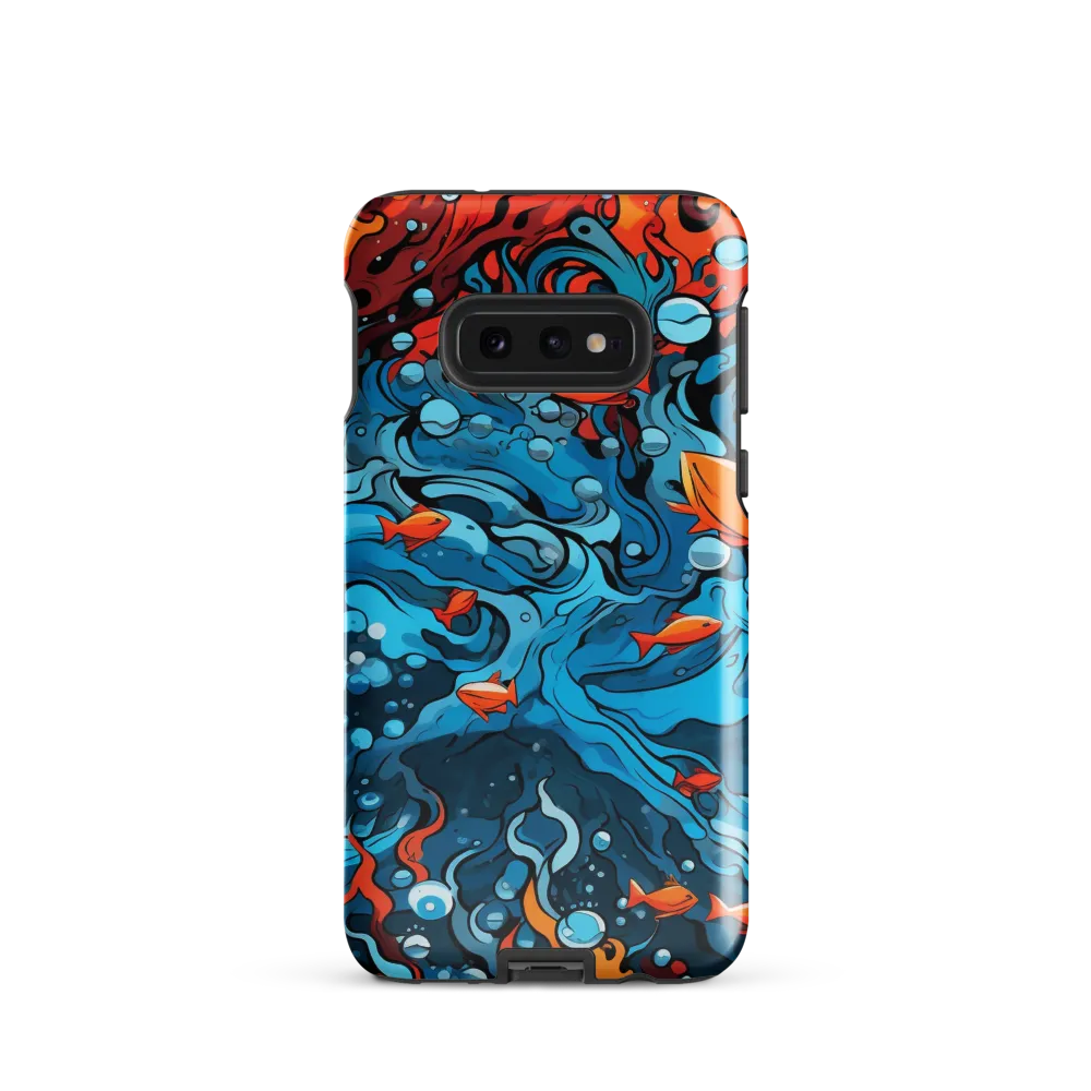 Fluid Harmony: Ocean and Flames
