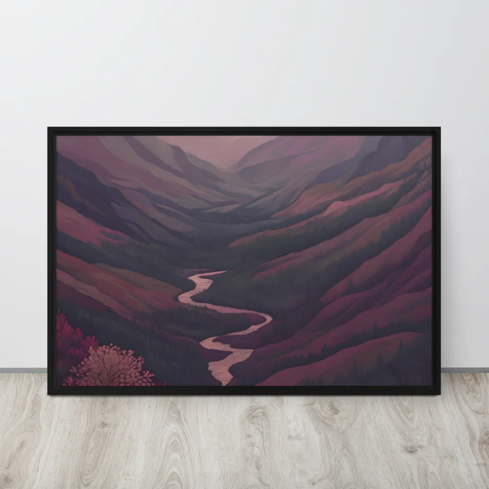 Whispers of Twilight | Canvas with Black Frame | 24″×36″