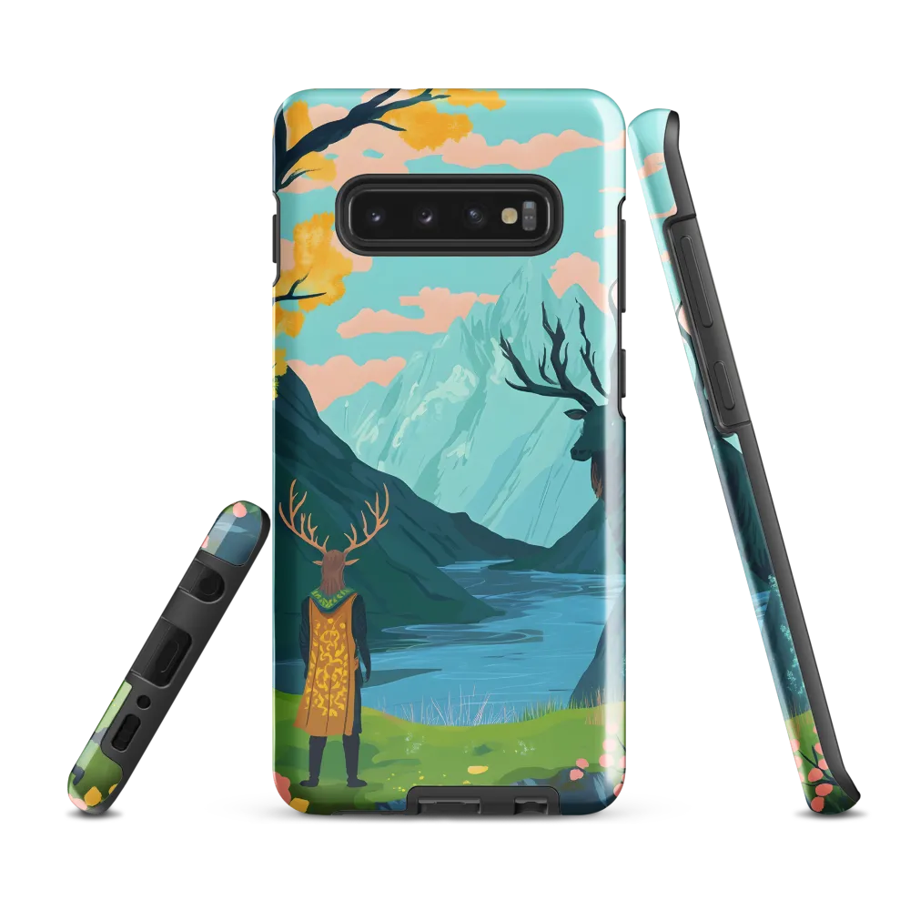 The Serene Guardian of the Landscape | Phone Case |  S10 Plus | Tough Case | Glossy