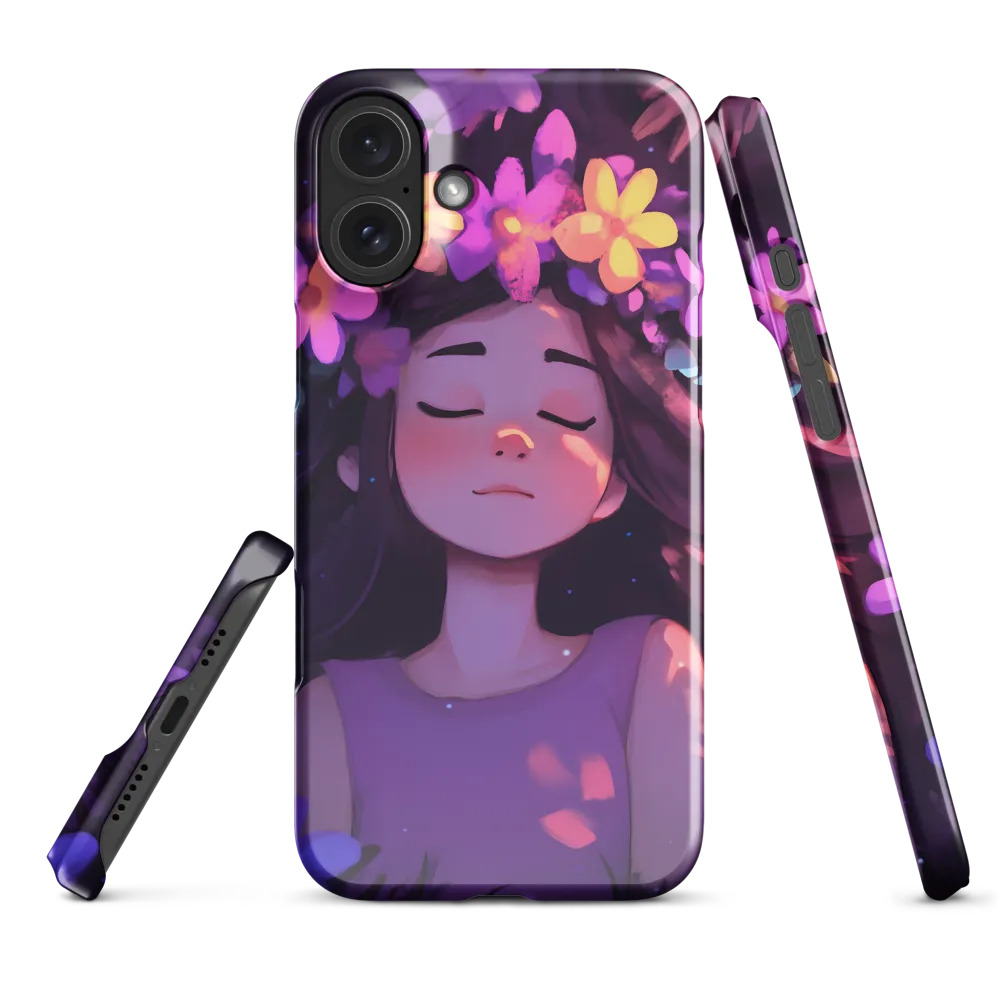 Serenade in Bloom | Phone Case |  16 Plus | Snap Case | Glossy