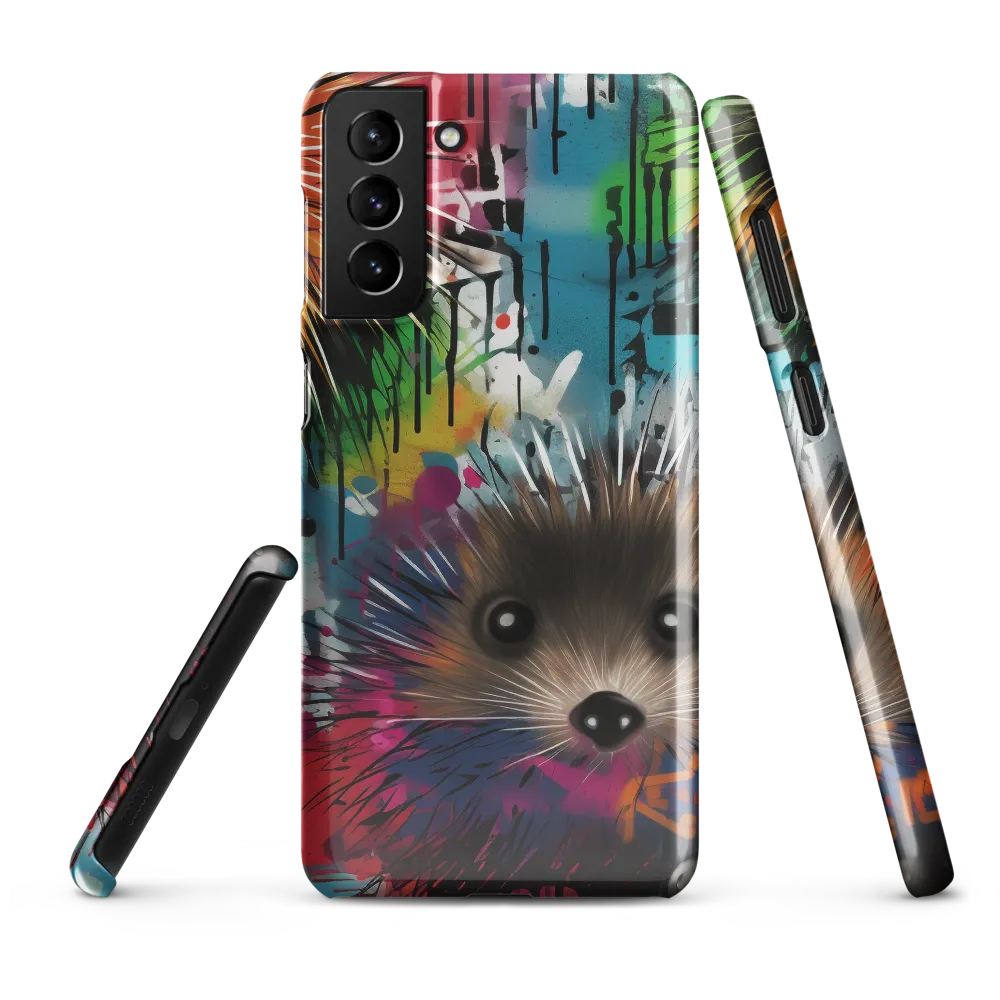 Whimsical Hedgehogs in a Kaleidoscopic Wonderland | Phone Case |  S21 Plus | Snap Case | Glossy