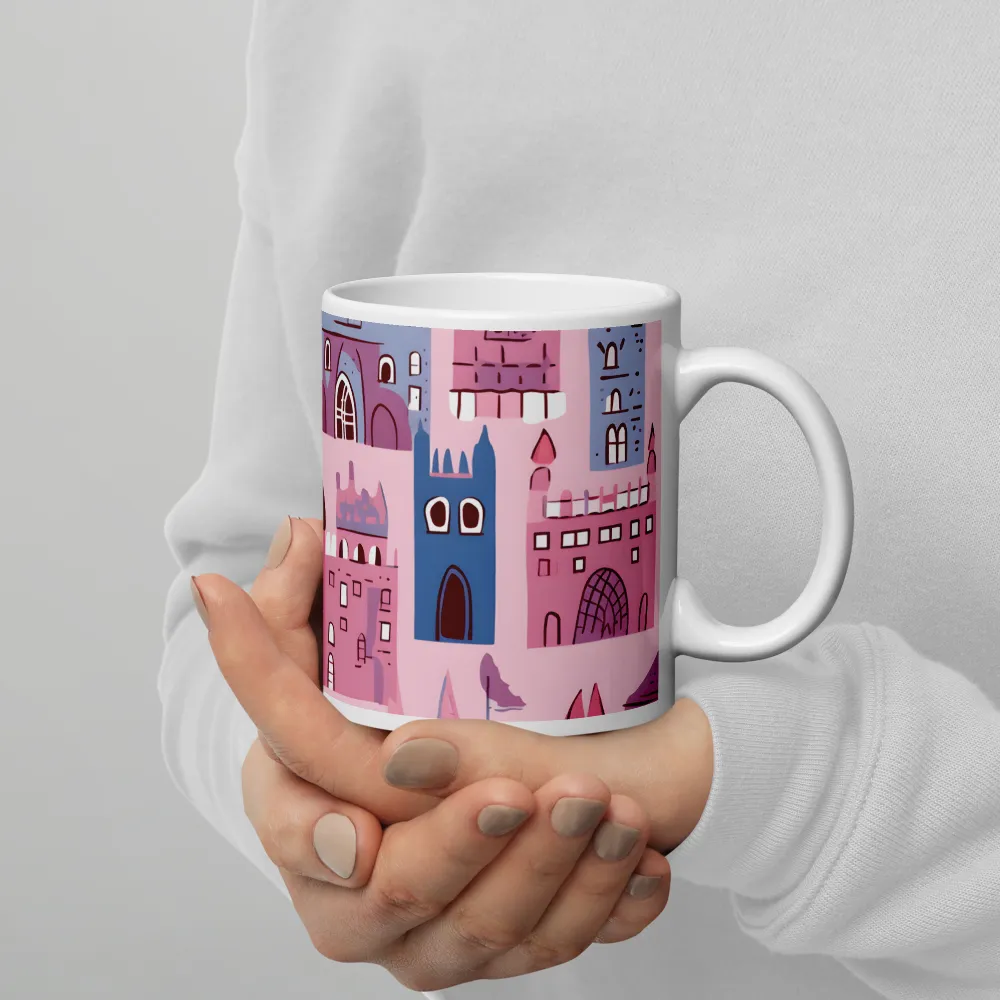 Whimsical Castles: A Playful Tapestry | Mugs | Multiple Sizes & Colors