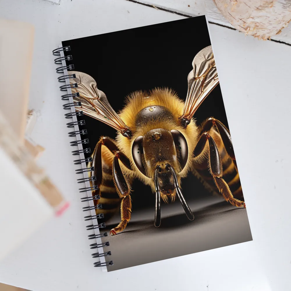 The Majesty of the Honeybee | Spiral Notebook