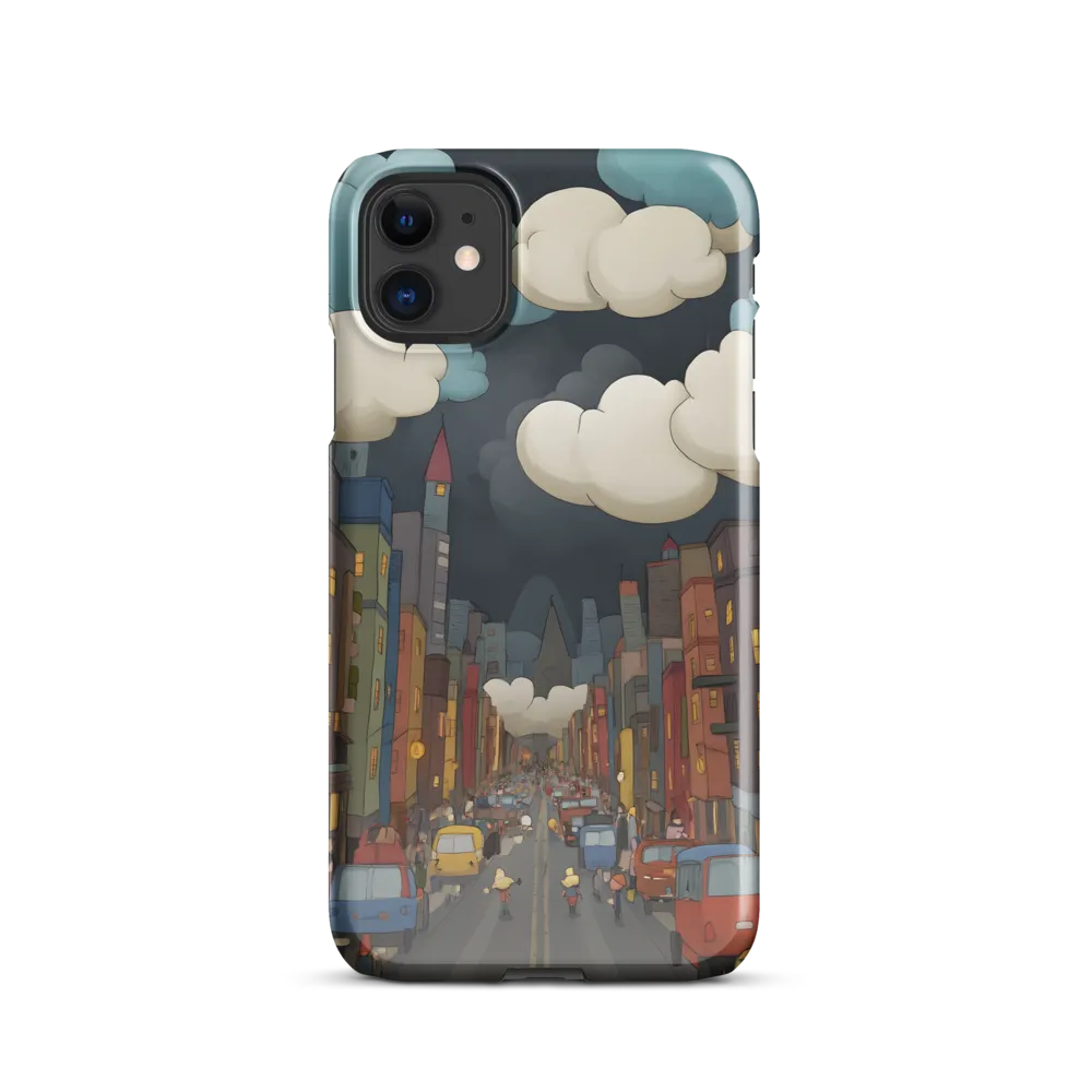Urban Symphony: A City Awakens at Dusk | Phone Case |  11 | Snap Case | Glossy