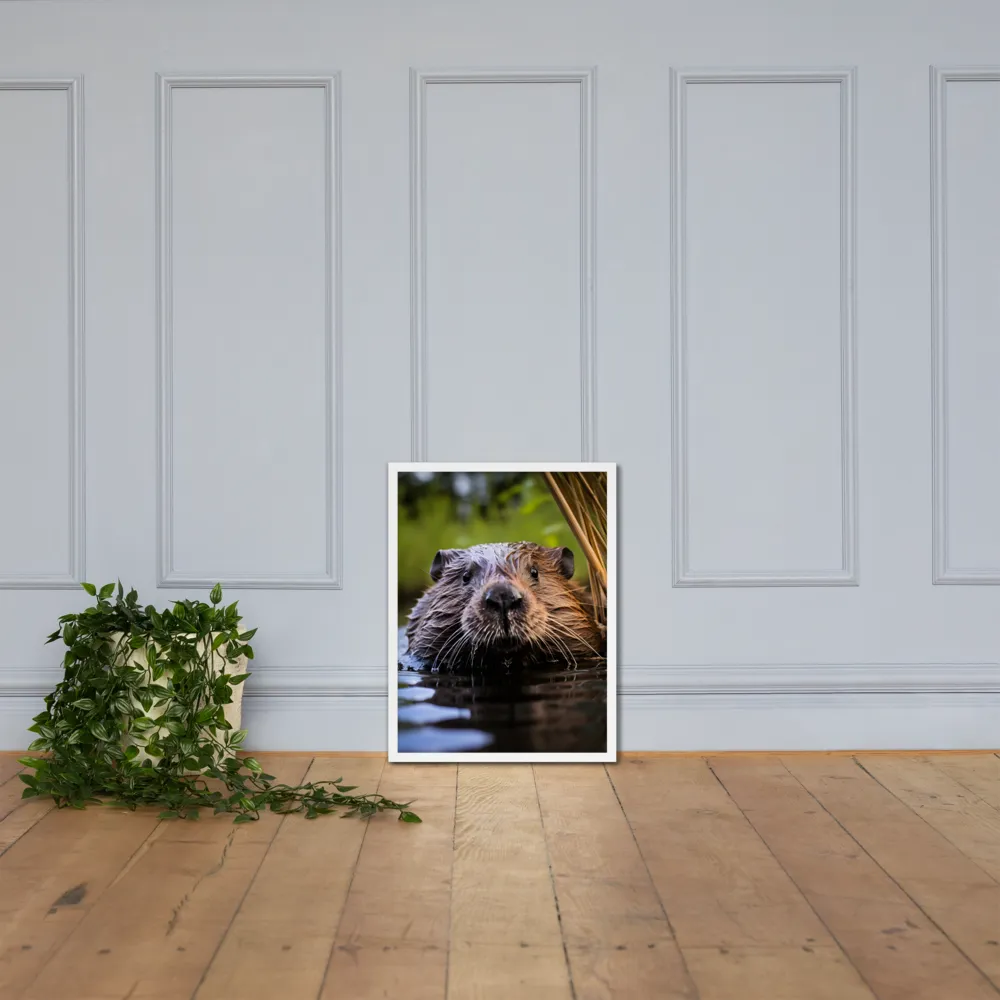 Emergence of the Beaver | Poster with White Frame | 18″×24″