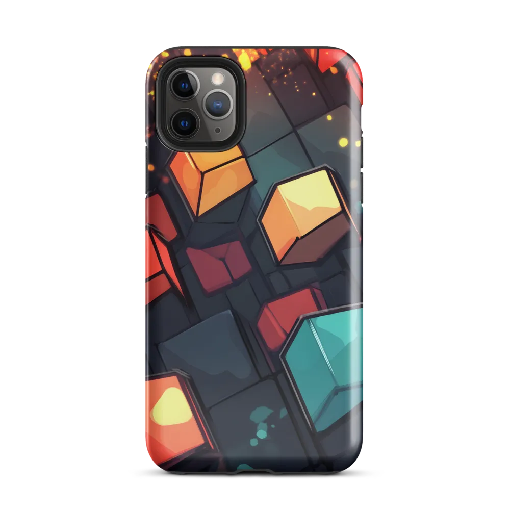 Illuminated Geometry | Phone Case |  11 Pro Max | Tough Case | Glossy