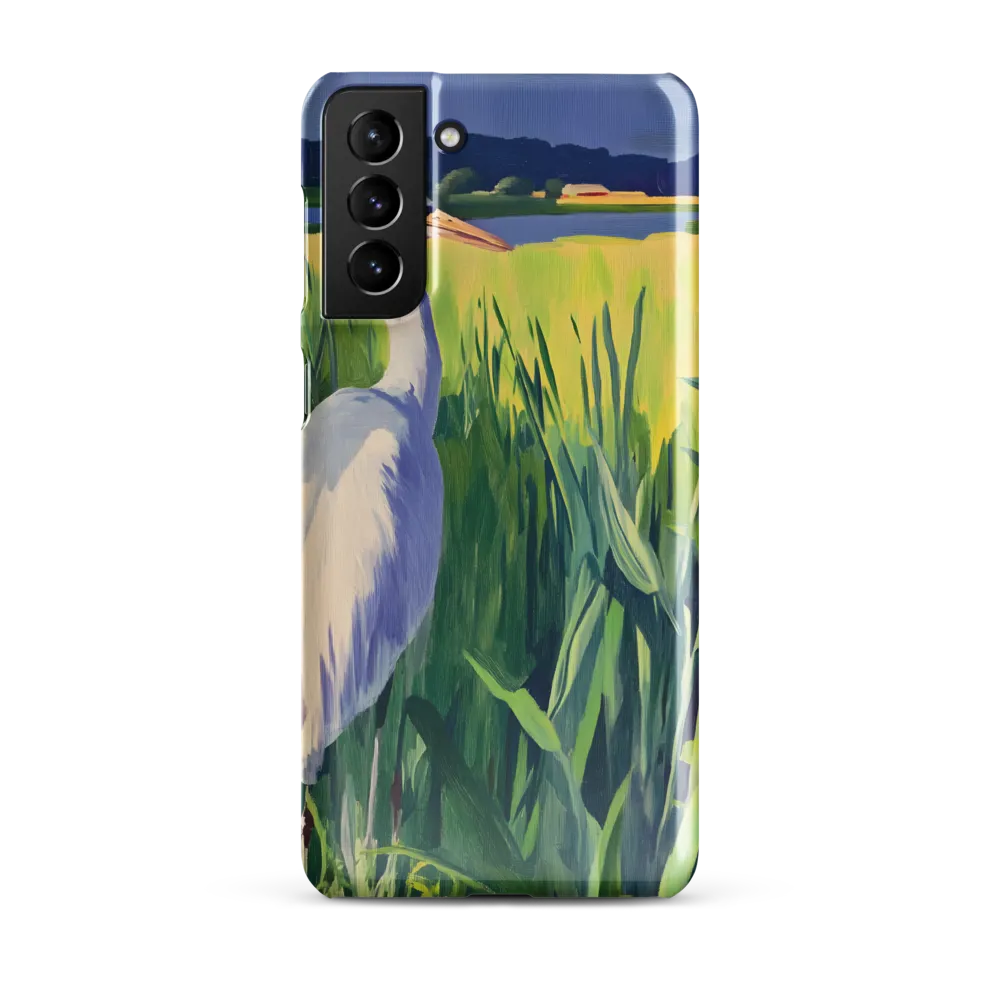 Graceful Presence: The Heron in the Meadow