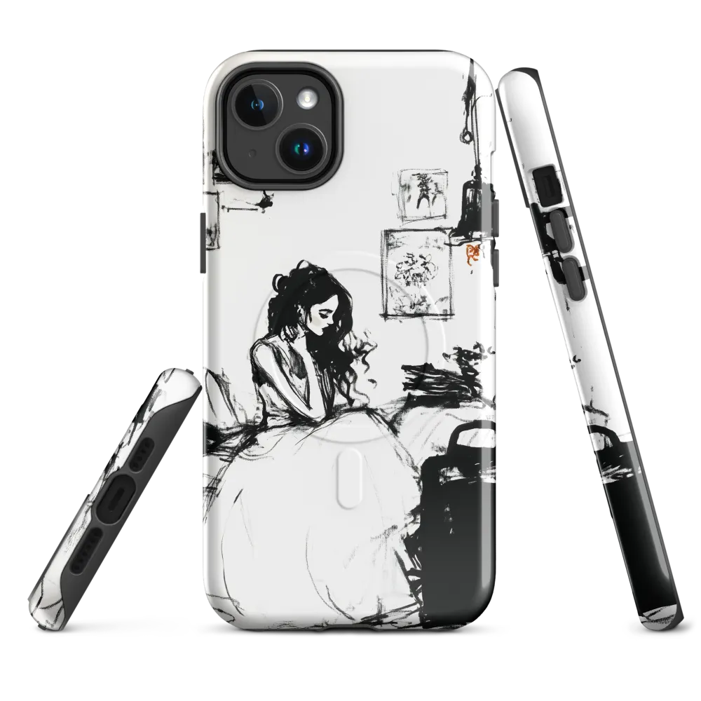Reflections of Solitude | Phone Case |  14 Plus | MagSafe® Tough Case | Glossy