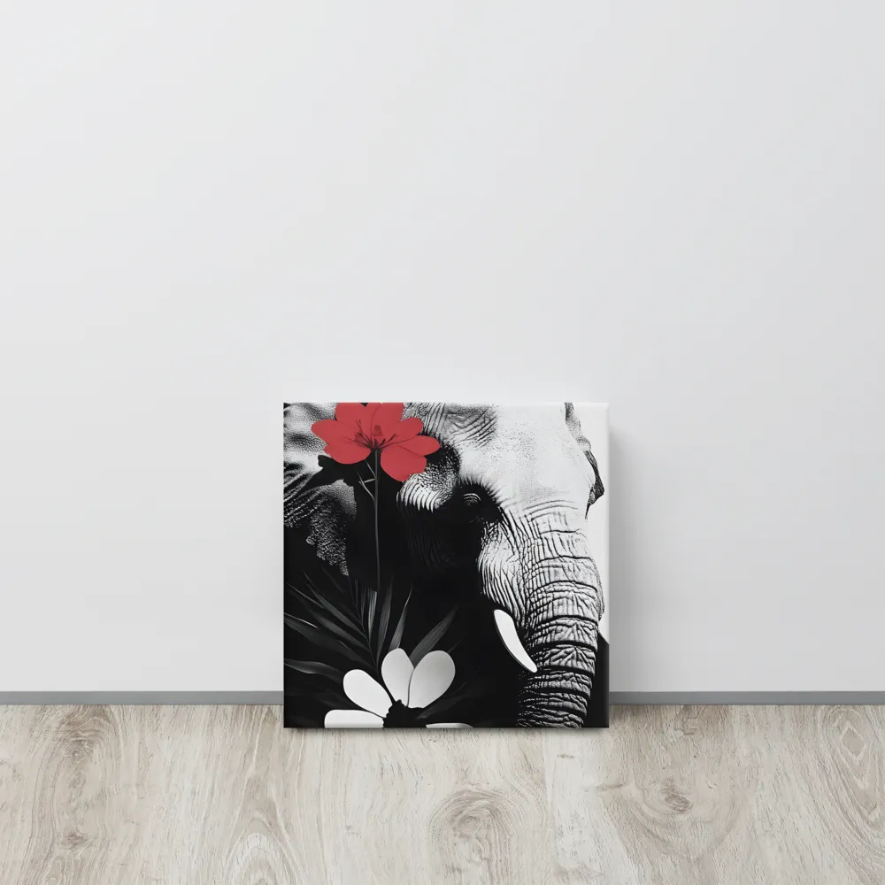 Elephant Harmony | Canvas | 12″×12″
