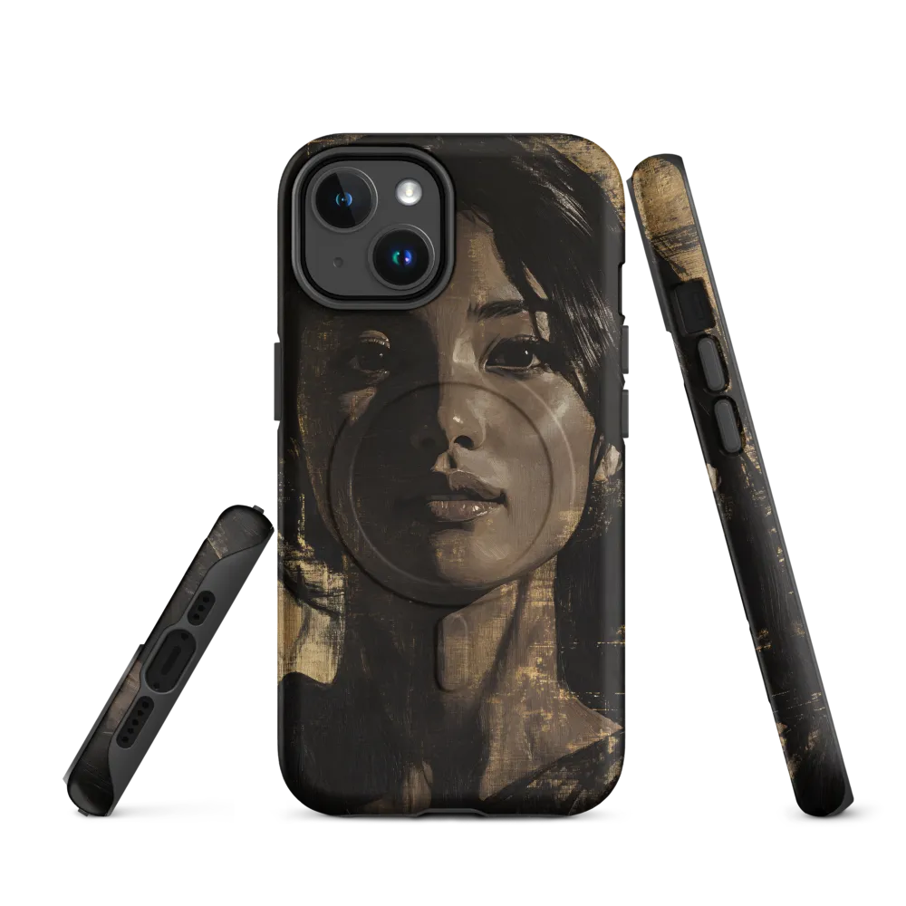 Golden Gaze: A Contemporary Portrait
