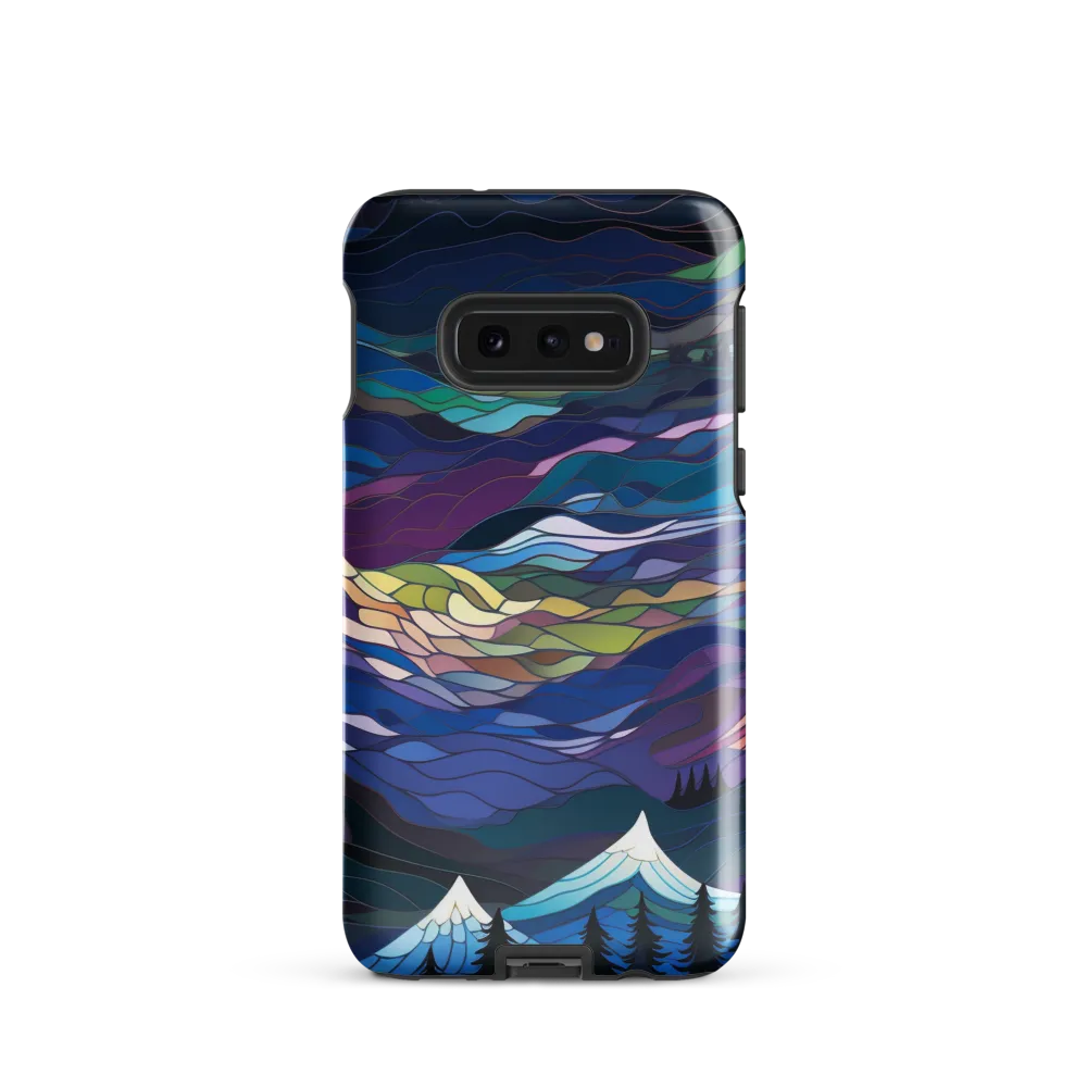Twilight Peaks: An Abstract Mountain Landscape