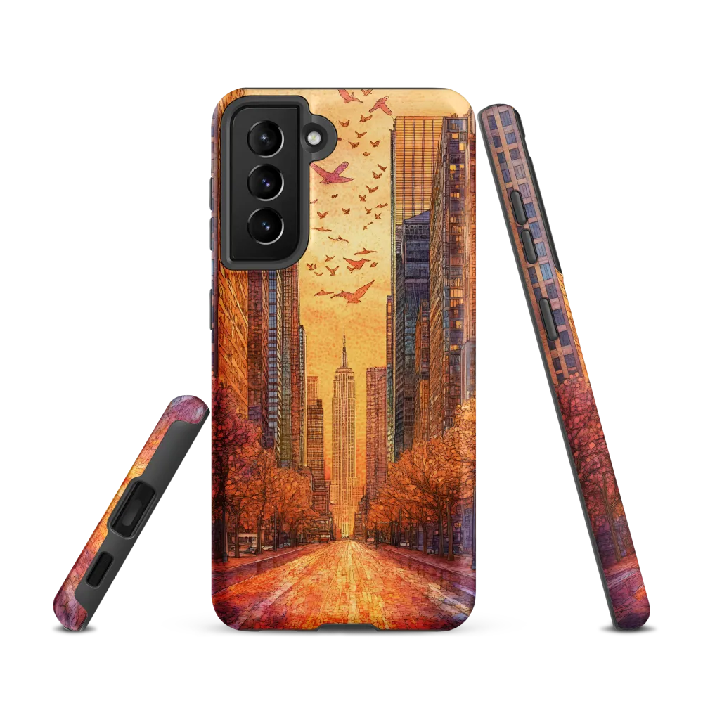 Urban Serenity at Dusk