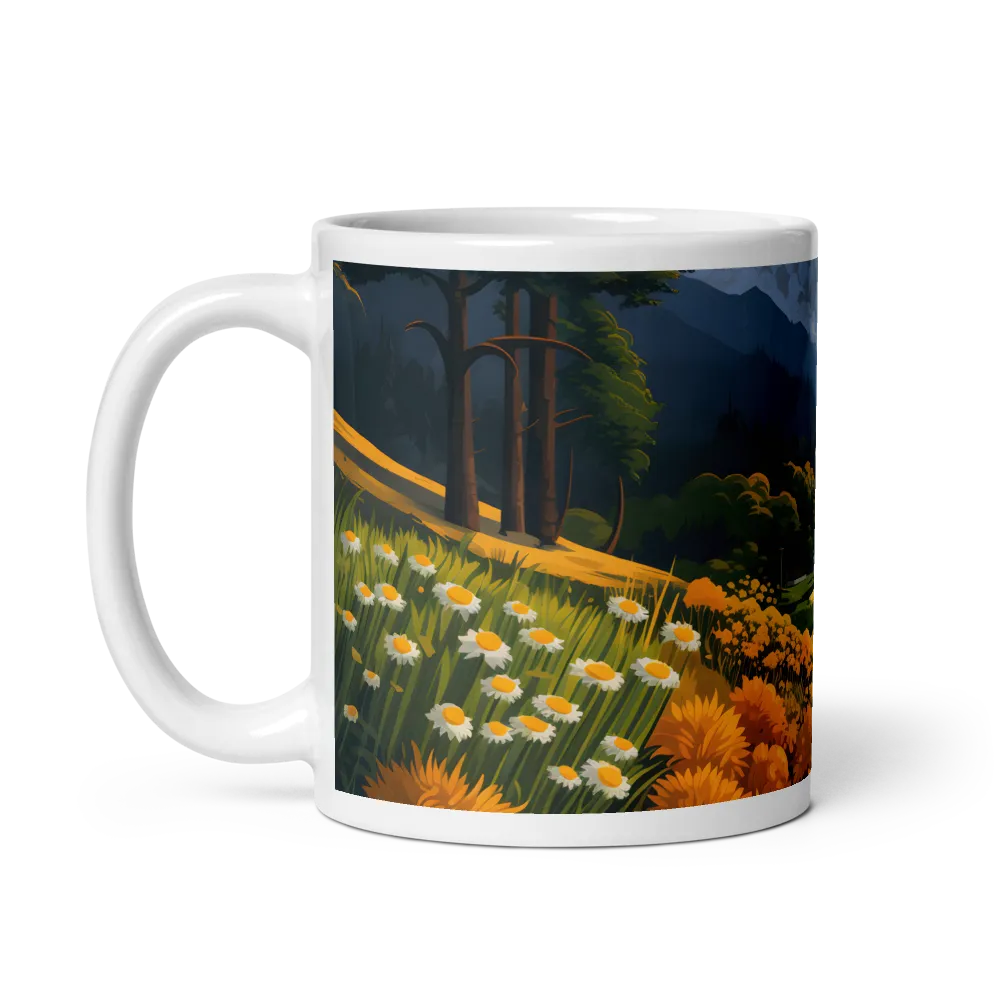 Tranquil Valley at Dusk | Mugs | Multiple Sizes & Colors