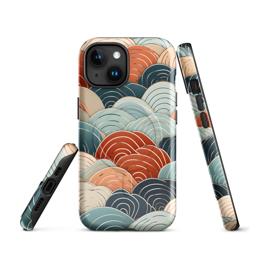 Rhythms of Waves | Phone Case |  15 | MagSafe® Tough Case | Glossy