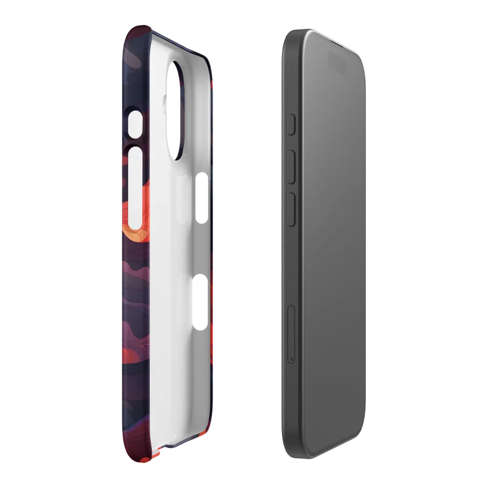 Ethereal Waves of Color | Phone Case |  16 | Snap Case | Matte
