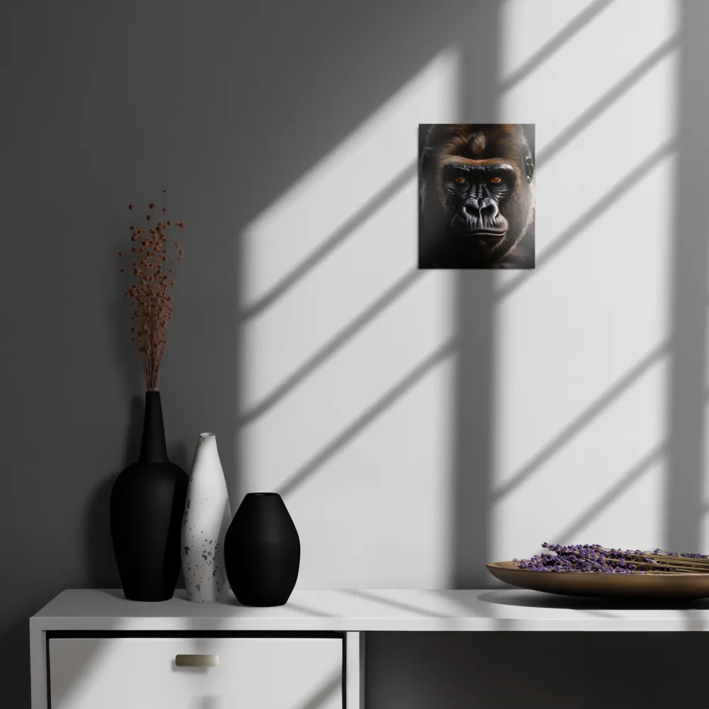 Majestic Gaze | Metal Print | 8″×10″