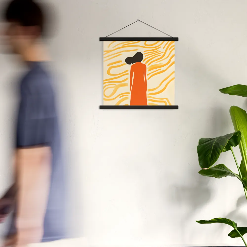 Connection to Serenity | Poster With Black Wood Hanger | 18″×18″