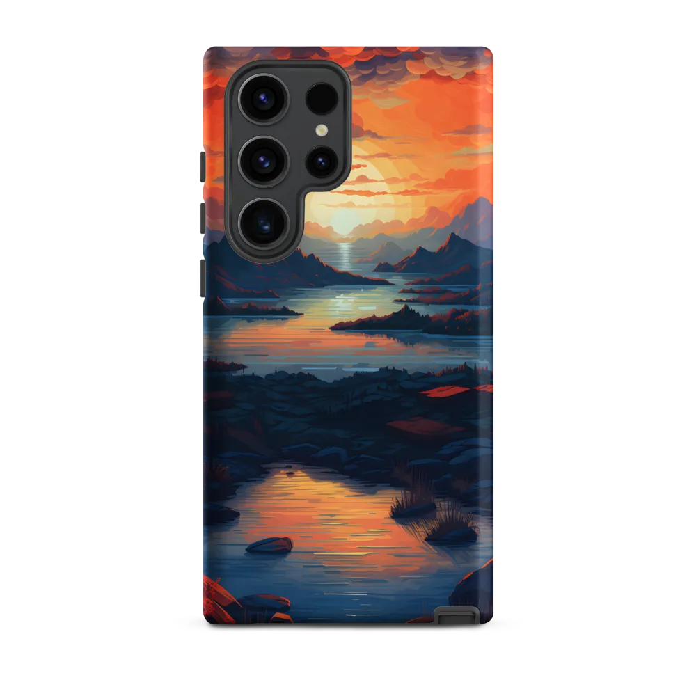 Ethereal Evening: A Digital Dusk