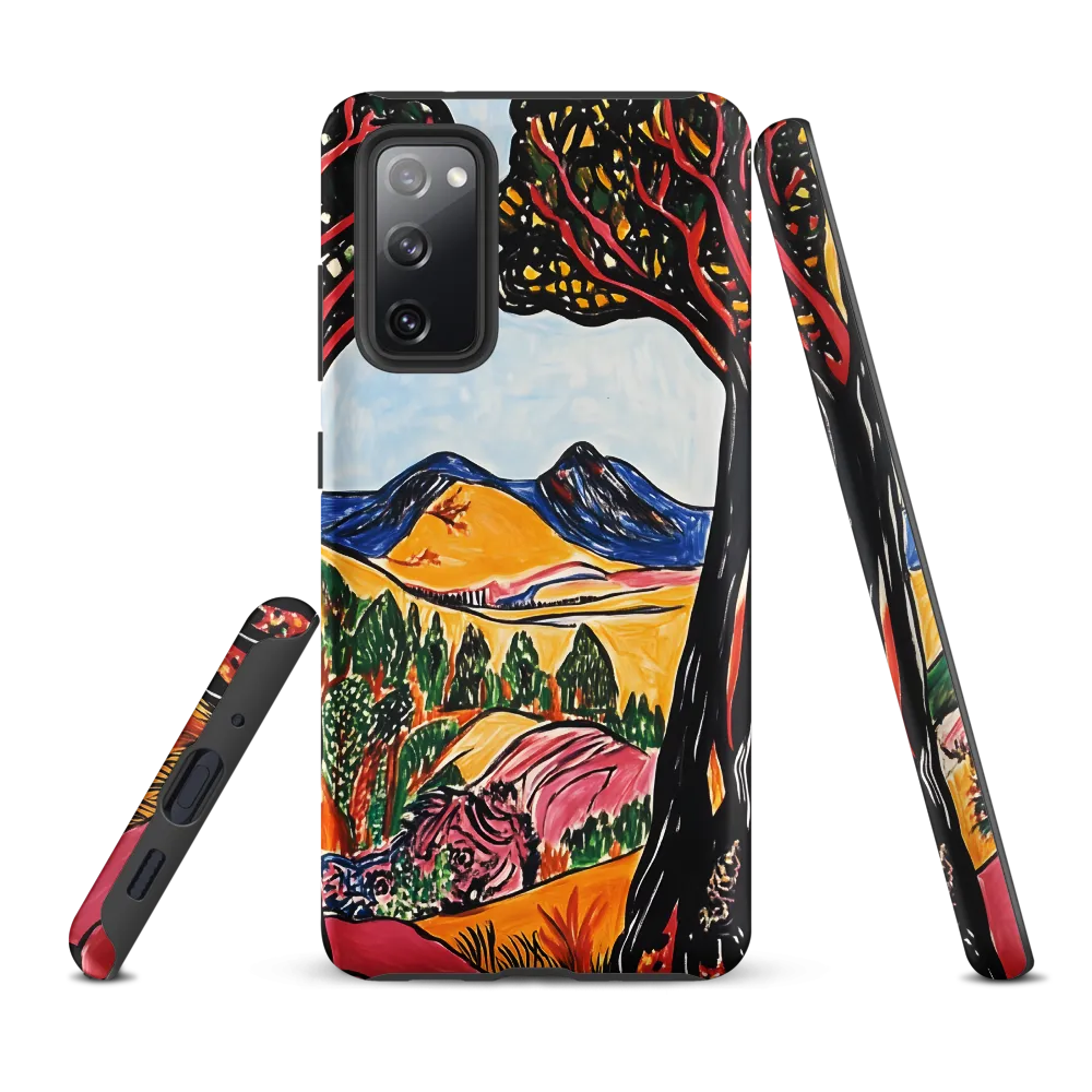 Vibrant Nature's Embrace | Phone Case |  S20 FE | Tough Case | Matte