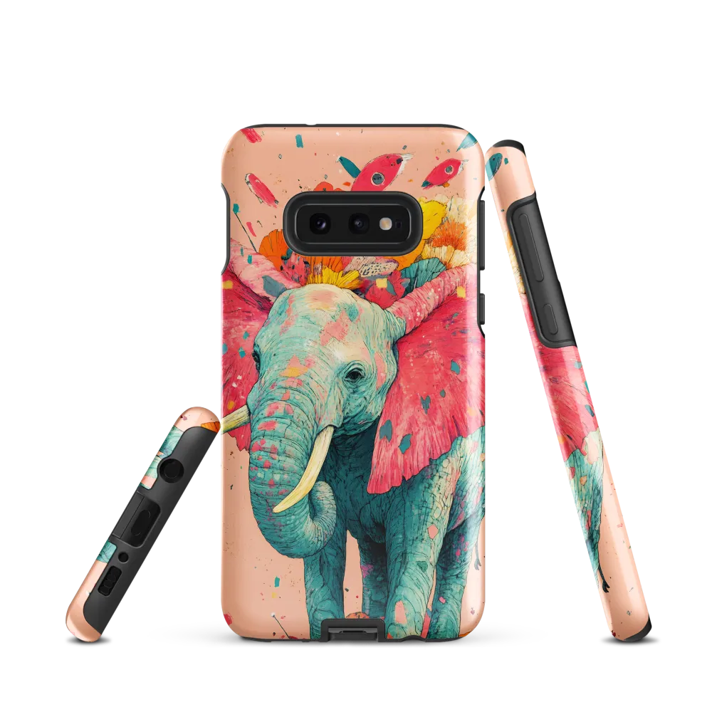 Whimsical Elegance: The Floral Elephant