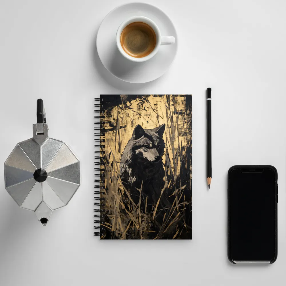 Mysterious Watcher | Spiral Notebook