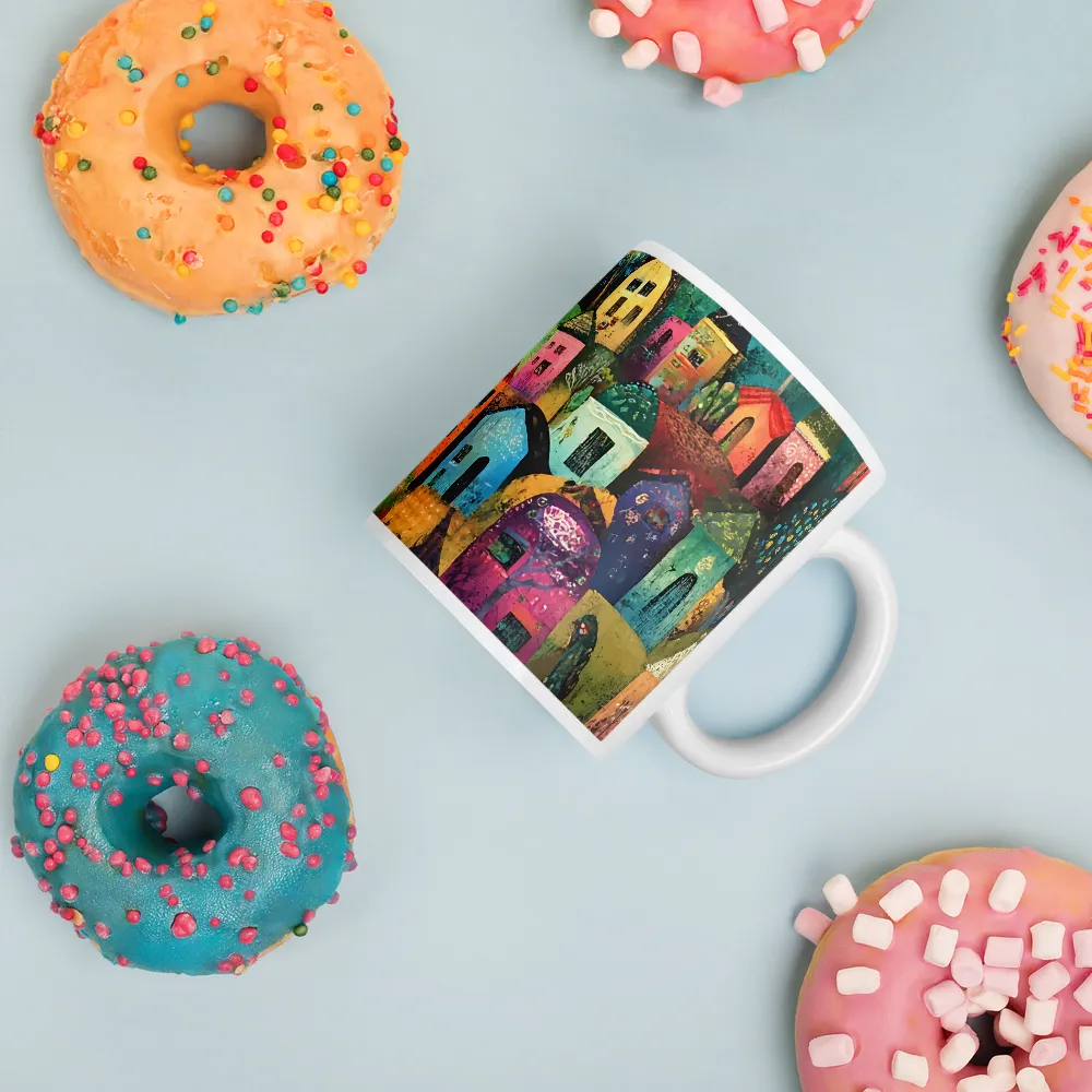 Whimsical Village Harmony | Mugs | Multiple Sizes & Colors