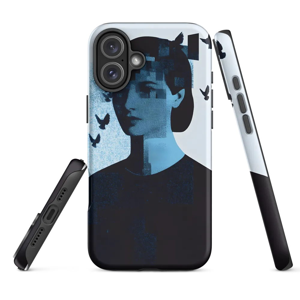 Fragmented Reflections | Phone Case |  16 Plus | Tough Case | Matte