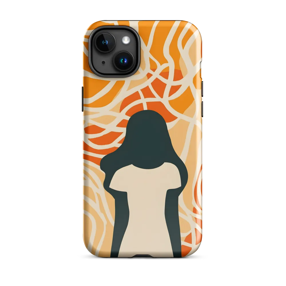 Interwoven Amber Silhouette