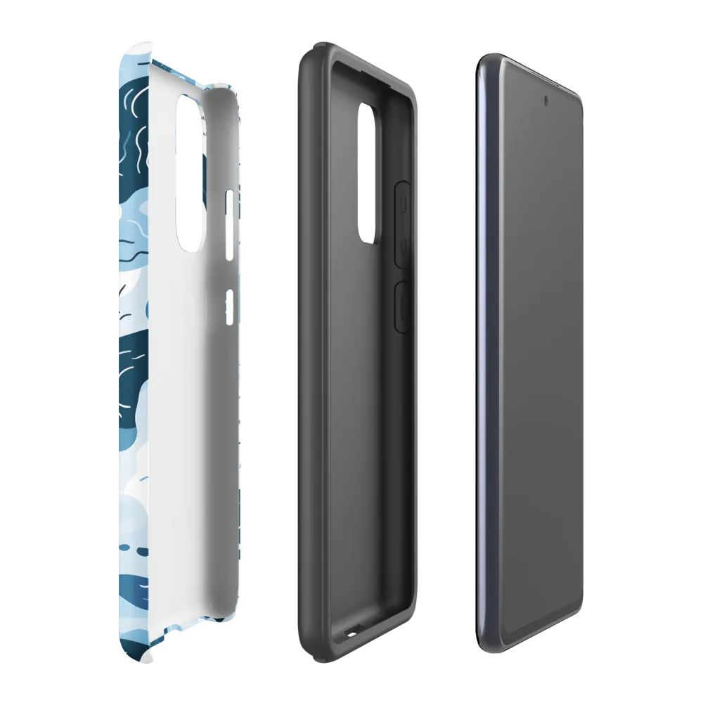 Flowing Waters: An Abstract Journey | Phone Case |  S20 FE | Tough Case | Matte