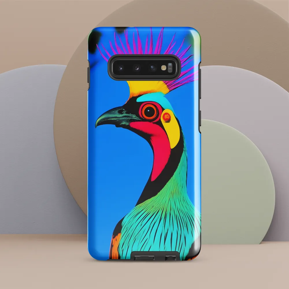 Whimsical Avian Portrait | Phone Case |  S10 Plus | Tough Case | Glossy