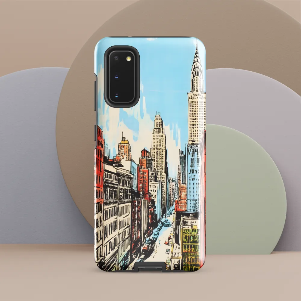 Urban Symphony: A City in Color | Phone Case |  S20 | Tough Case | Glossy