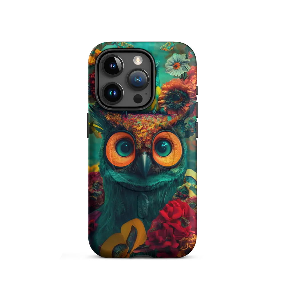 Majestic Harmony: The Floral Owl