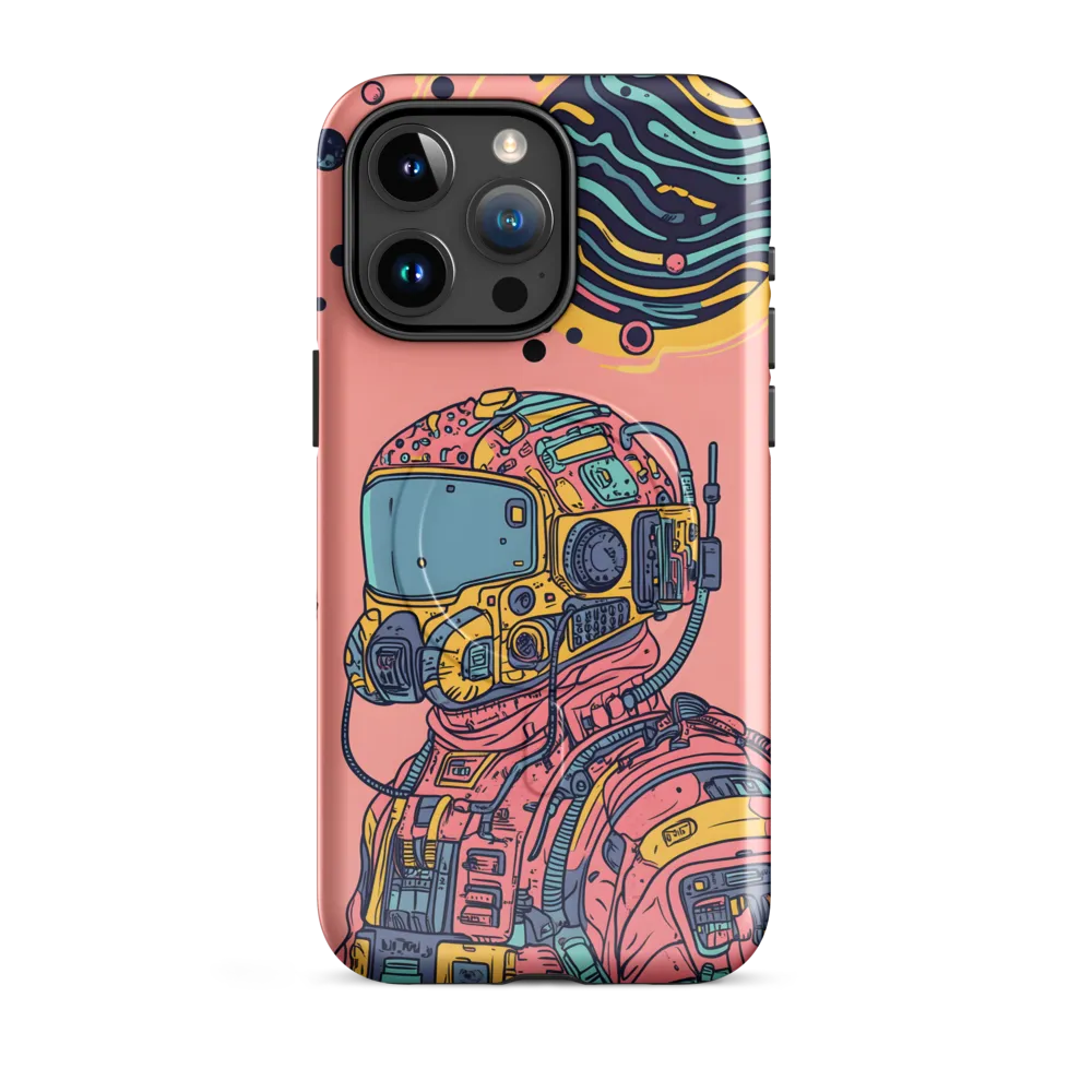 Exploration Beyond: A Digital Astronaut | Phone Case |  15 Pro Max | MagSafe® Tough Case | Glossy