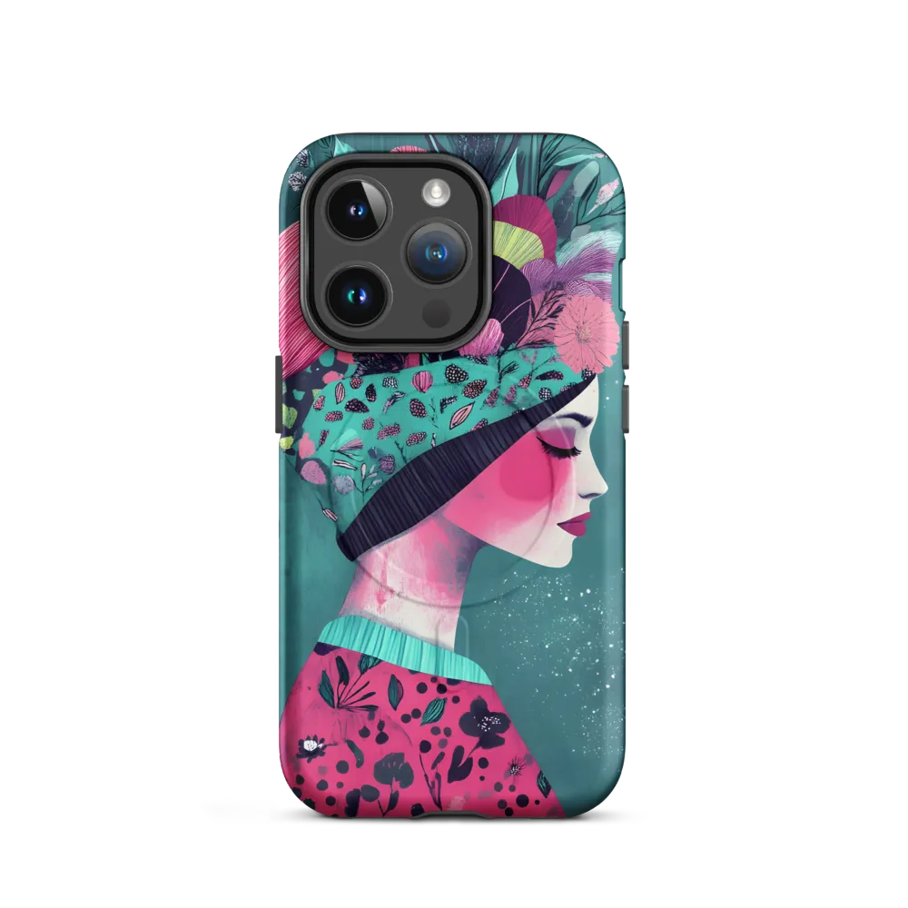 Whimsical Floral Portrait