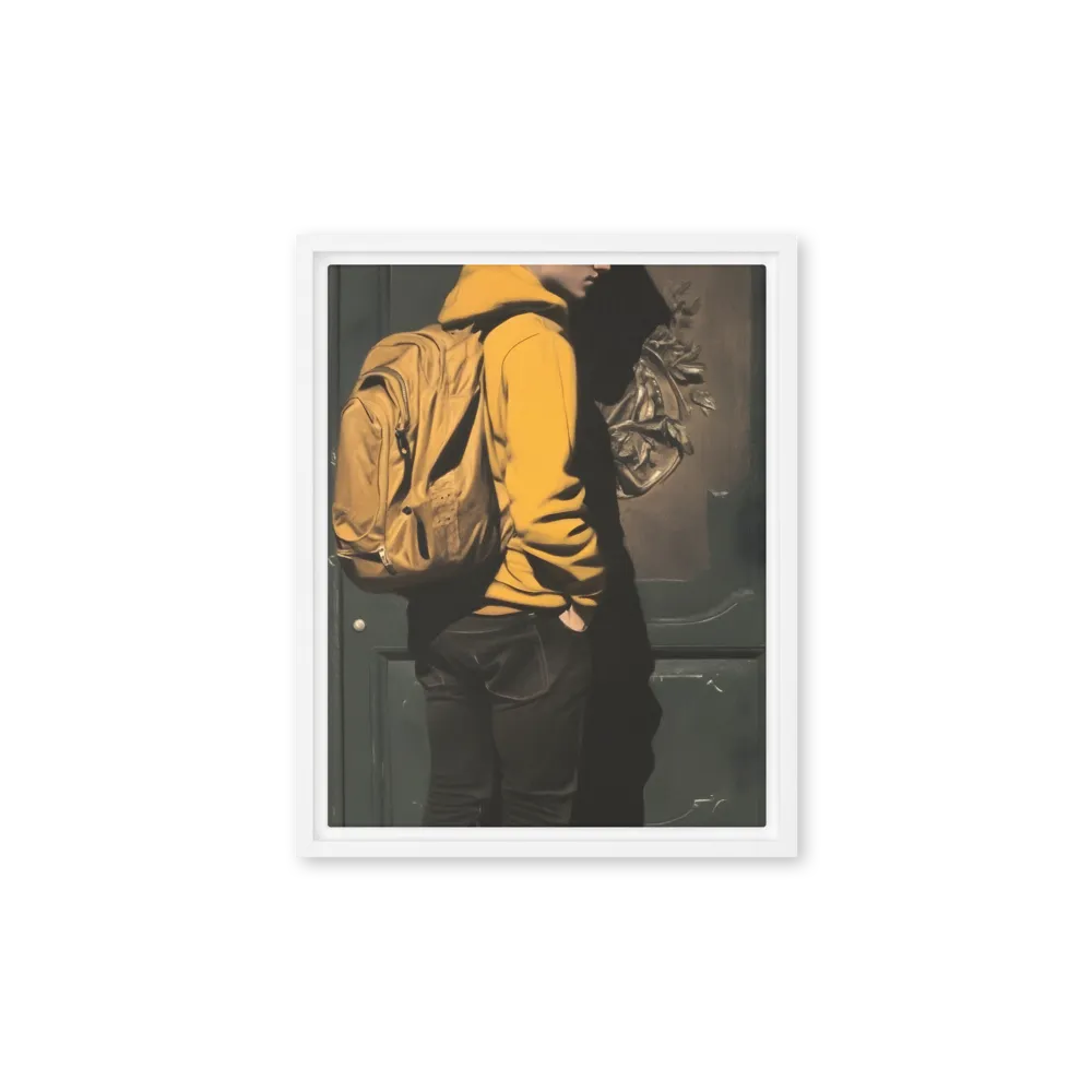 Silent Reflection | Canvas with White Frame | 11″×14″