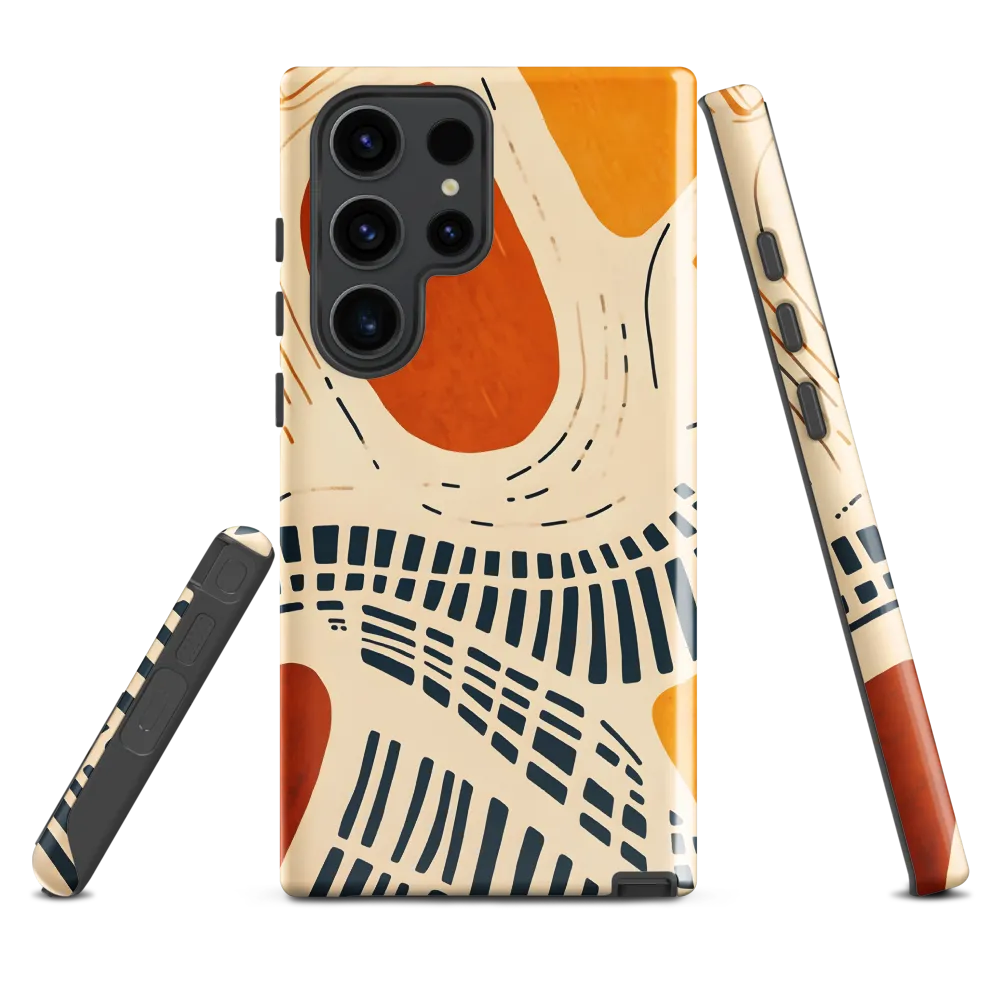 Urban Patterns in Harmony | Phone Case |  S23 Ultra | Tough Case | Glossy
