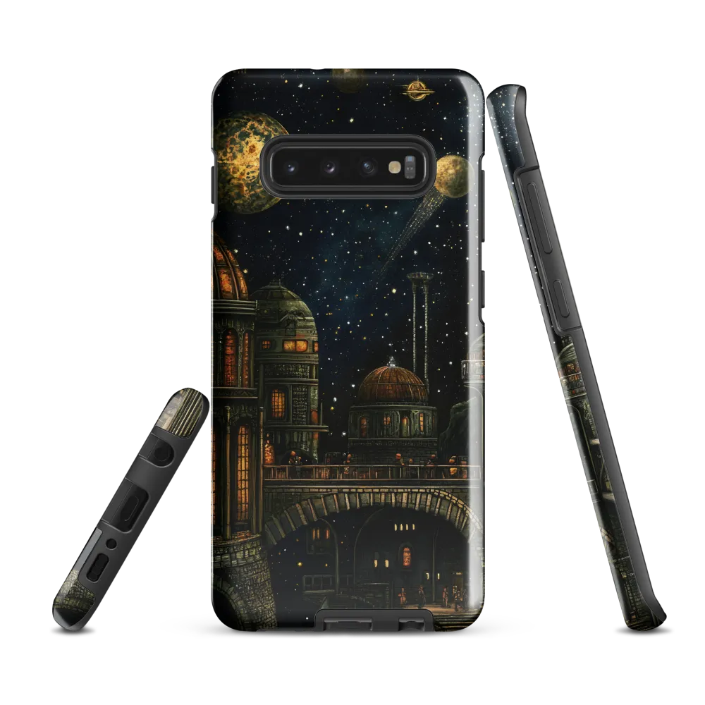 Celestial City: A Journey Through the Cosmos | Phone Case |  S10 Plus | Tough Case | Glossy