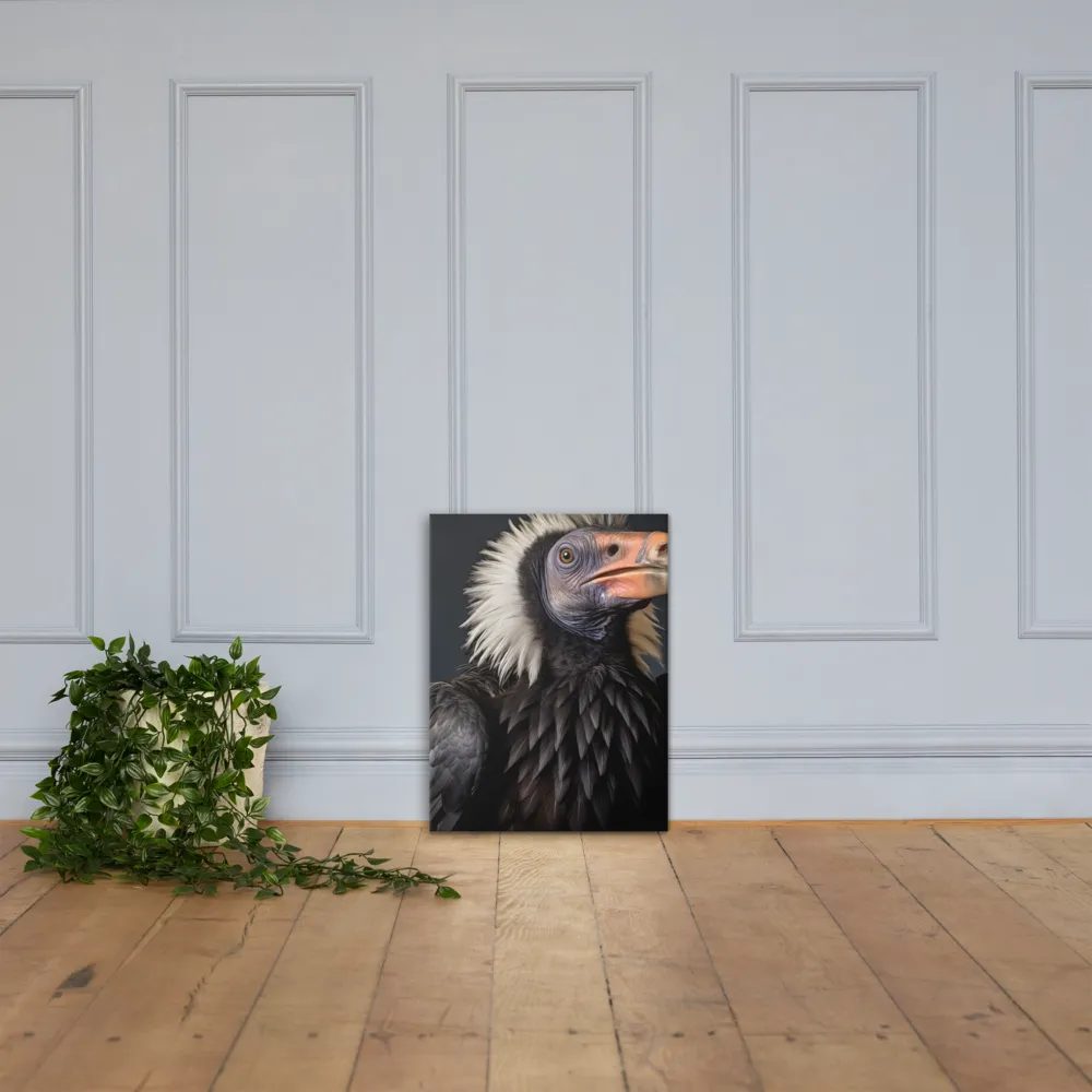 Majestic Vulture Portrait | Canvas | 18″×24″