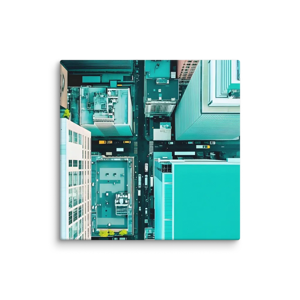 Urban Geometry: Aerial Perspective | Canvas | 32″×32″