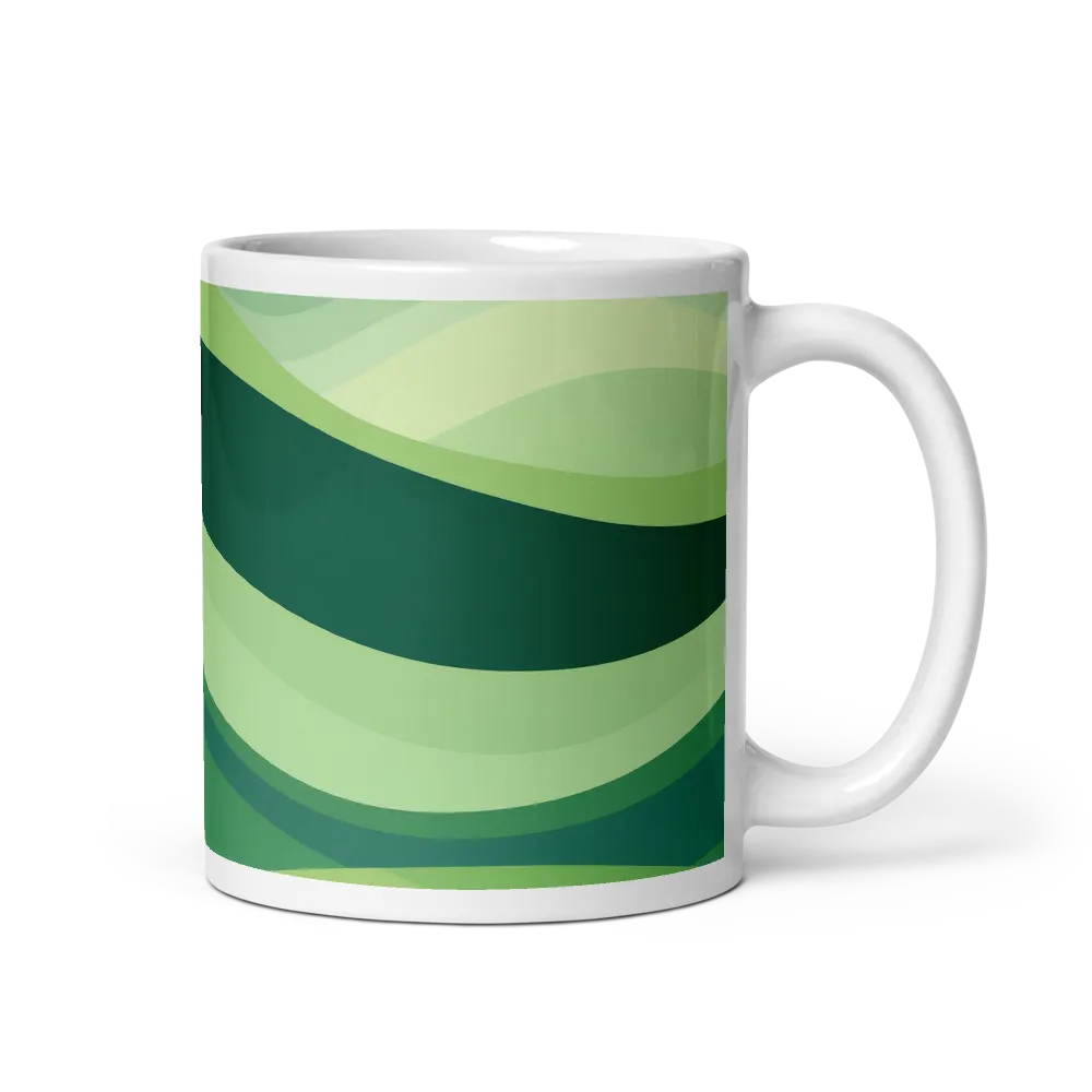 Waves of Tranquility | Mug with White inside | 11 oz