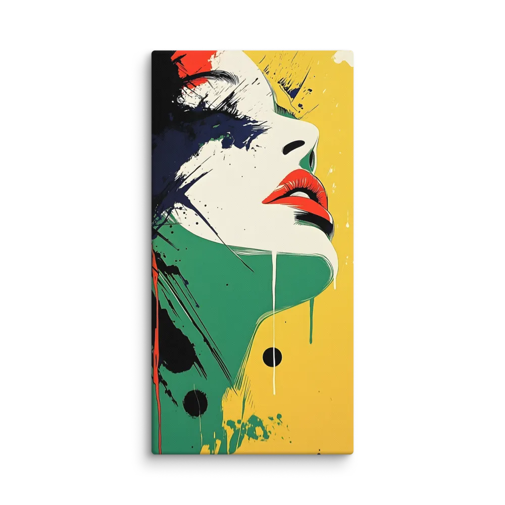 Bold Reflections: A Pop Art Portrait | Canvas | 20″×40″